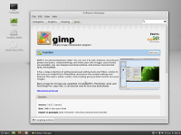 linuxmint-13-cinnamon-1.4-softwaremanager-drawing-gimp